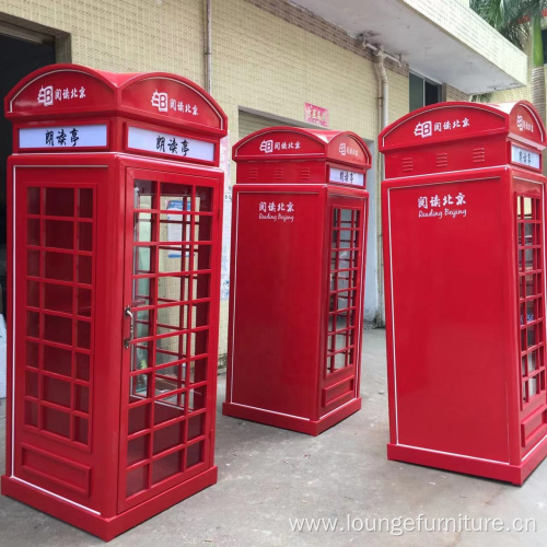 Outdoor Decorative Waterproof London Telephone Booth